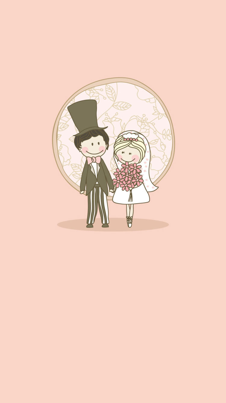 Just-Married-iPhone-6-Wallpaper