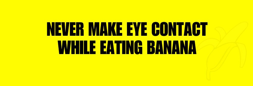 Eating banana funny facebook timeline covers