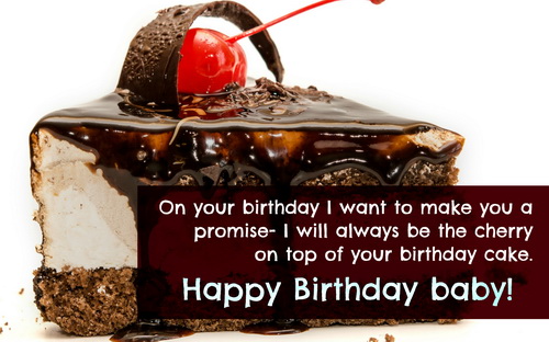 On your birthday i want to make a promise-Romantic Happy Birthday Wishes for Boyfriend