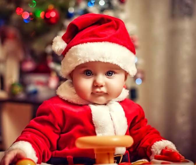 Cutest Christmas Baby Profile DP for Whatsapp - Freshmorningquotes