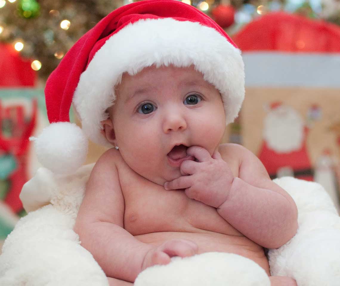 Cutest Christmas Baby Profile DP for Whatsapp