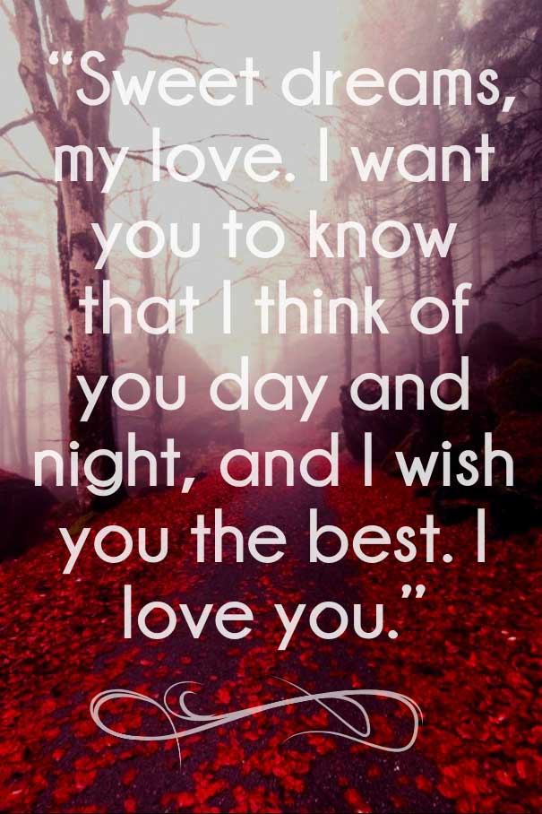Sweet Dreams My Love Messages for Her and Him