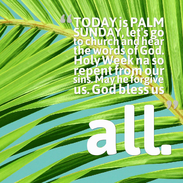 Palm Sunday Messages, Wishes and Quotes 2016 